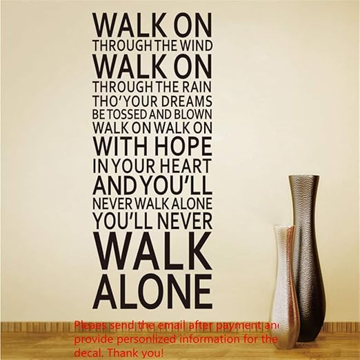 Amazon Com Quotes Wall Stickers Removable Vinyl Art Decal Decor