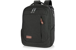 KROSER Laptop Backpack Large Computer Backpack for 15.6-17.3 Inch Laptop with USB Charging Port Water-Repellent School Travel