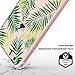 MOSNOVO iPhone 6S Case/iPhone 6 Case, Fashion Tropical Palm Leaves Clear Design Printed Transparent Plastic Hard Back Phone Case with Soft TPU Bumper Protective Case Cover for iPhone 6/iPhone 6S