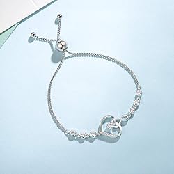 Agvana April Birthstone Jewelry CZ Bracelet for