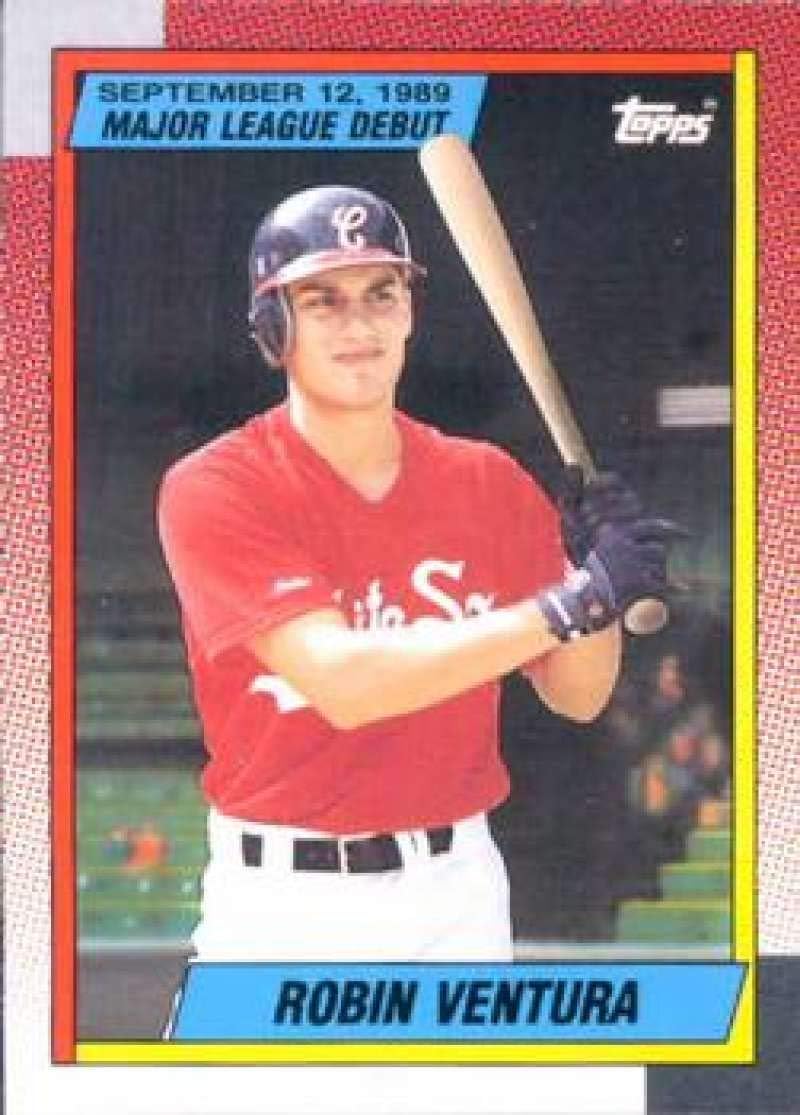 1990 Topps 1989 Debut Baseball 129 Robin Ventura Chicago
