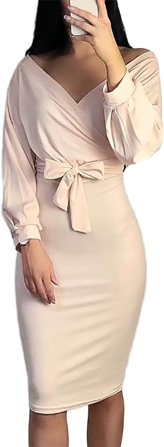 off shoulder twisted waist tie sexy midi dress