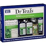 Dr. Teal's Eucalyptus & Spearmint Bath Salt Gift Set, 5 pc Holiday Spa