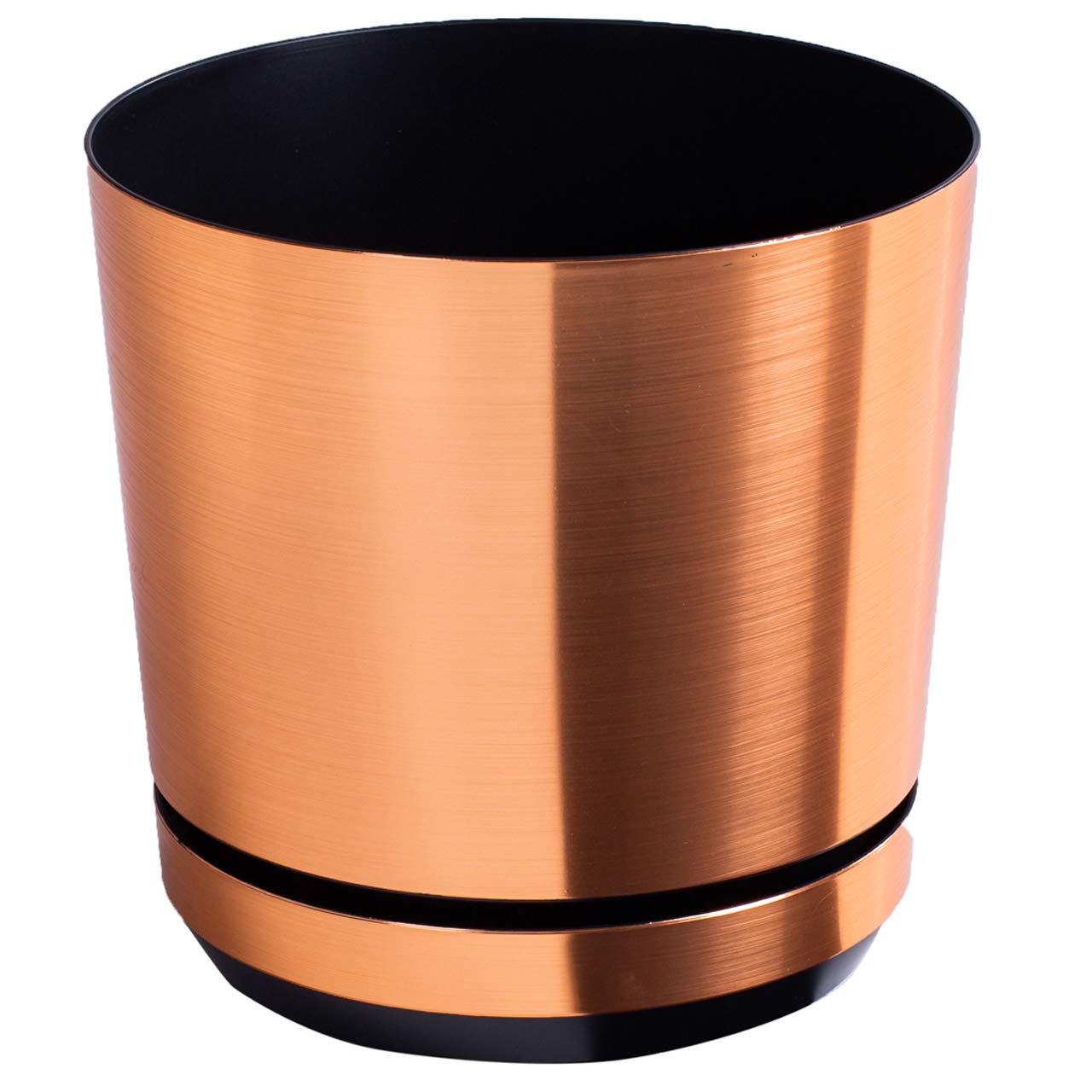 Korad Flower Indoor Plant Pot With Saucer Plastic Gloss ...