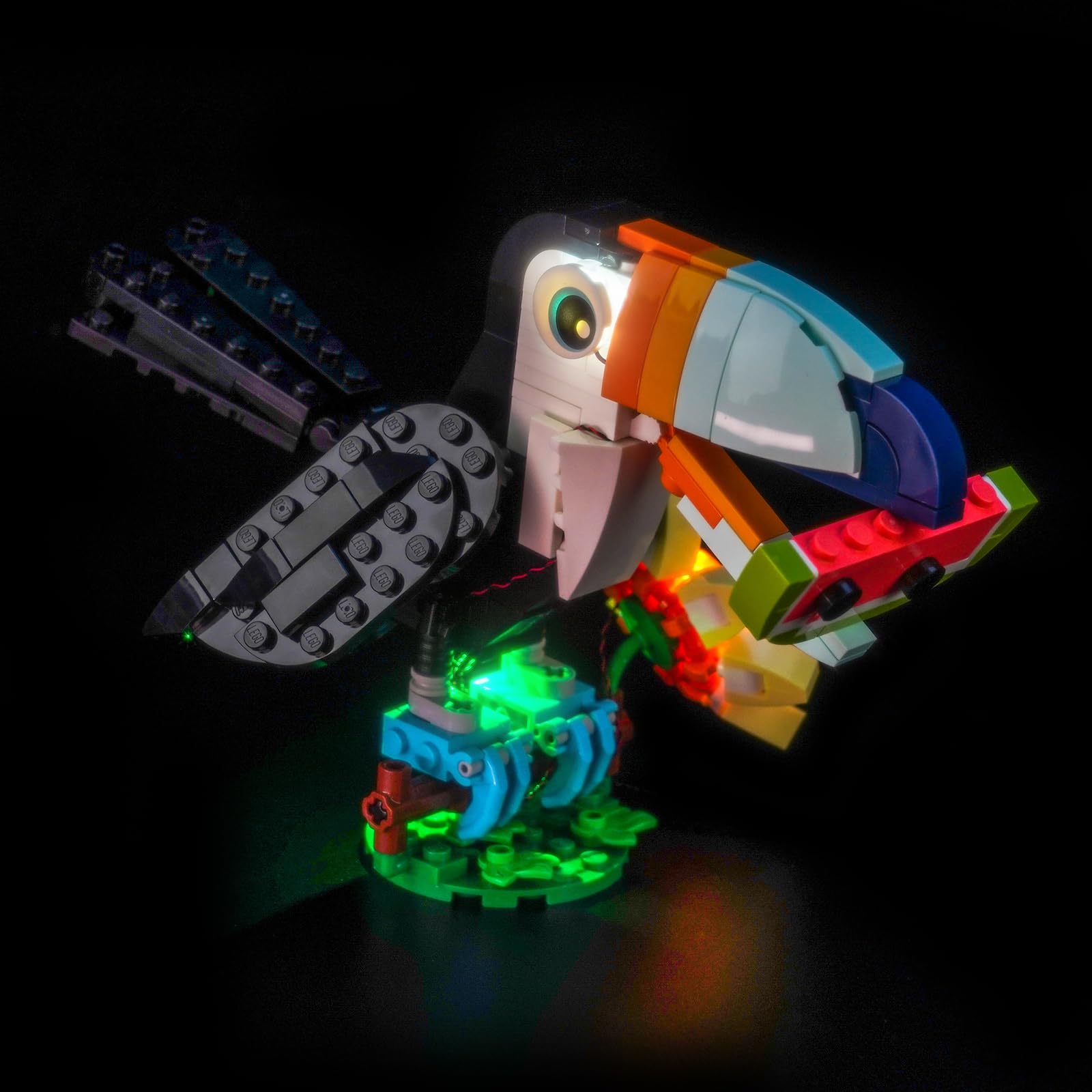 Led Licht Set Kompatibel mit Lego Wild Animals: Tropical Toucan 31173 (Kein Modell), Dekorationsbeleuchtungsset Compatible with Lego 31173 Wild Animals: Tropical Toucan Kreative Spielzeug 2