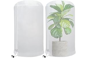 KOPOTMA 2Packs Extra Large Plant Covers for Winter, 72x85in Rounded Top Tree Covers, Plant Covers Freeze Protection, Plant Blankets Freeze Protection Frost Blankets for Outdoor Plants