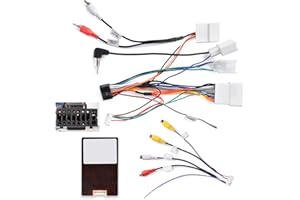 NHOPEEW JBL Harness Adapter for Toyota Car Radio - 16 PIN Power Cable Plug and Play Wiring Harness Power Cable - for Toyota Tundra RAV4 Camry Corolla Highlander Vios Yaris Sienna Hilux Prado Fortuner