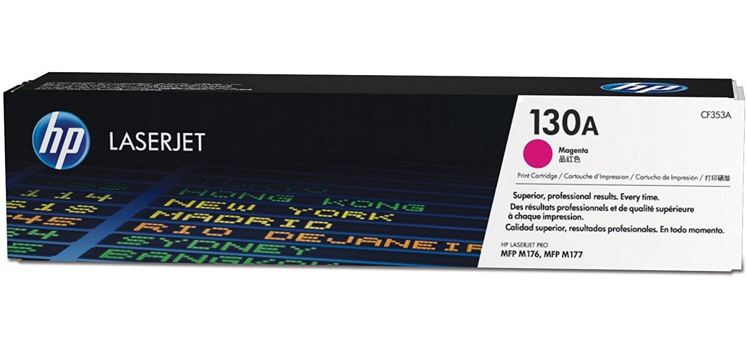 HP 130A Magenta Original LaserJet Toner Cartridge (CF353A)