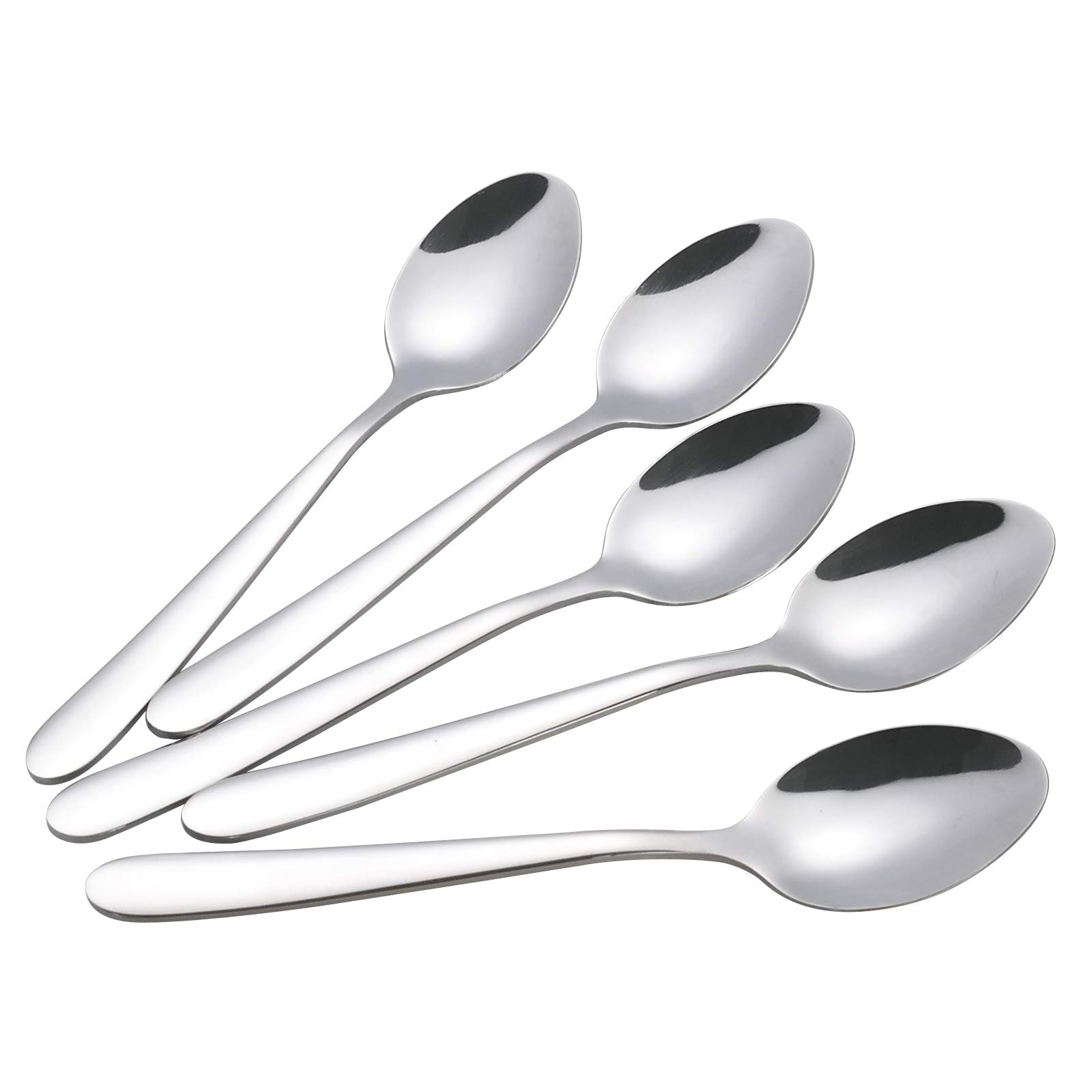 Zerdyne 12 Pieces Stainless Steel Small Dessert Spoon