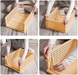 BTGGG 4 Pack Wardrobe Storage Organiser Mix Colors Stackable Drawers view 7