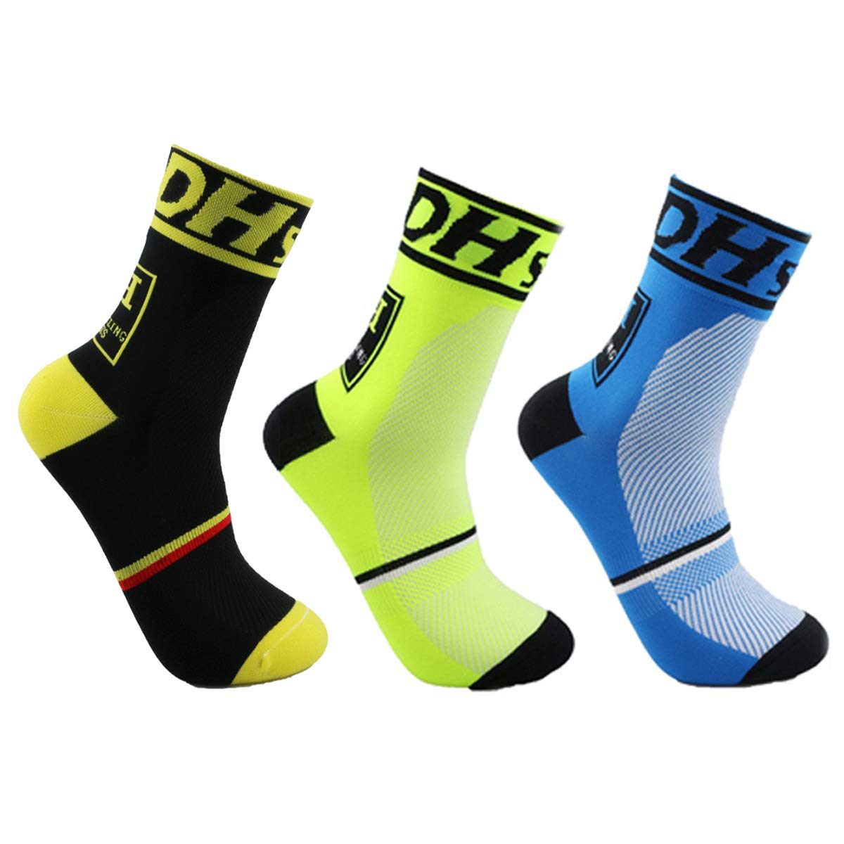 Men’s Cycling Socks Unisex Breathable Sports Running Trekking Athletic