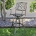 Best Choice Products® Outdoor Cast Aluminum Swivel Bar stool Patio Furniture Antique Copper Design