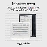 Kobo Libra Colour eReader 7" Kaleido 3 Waterproof 32GB White view 2