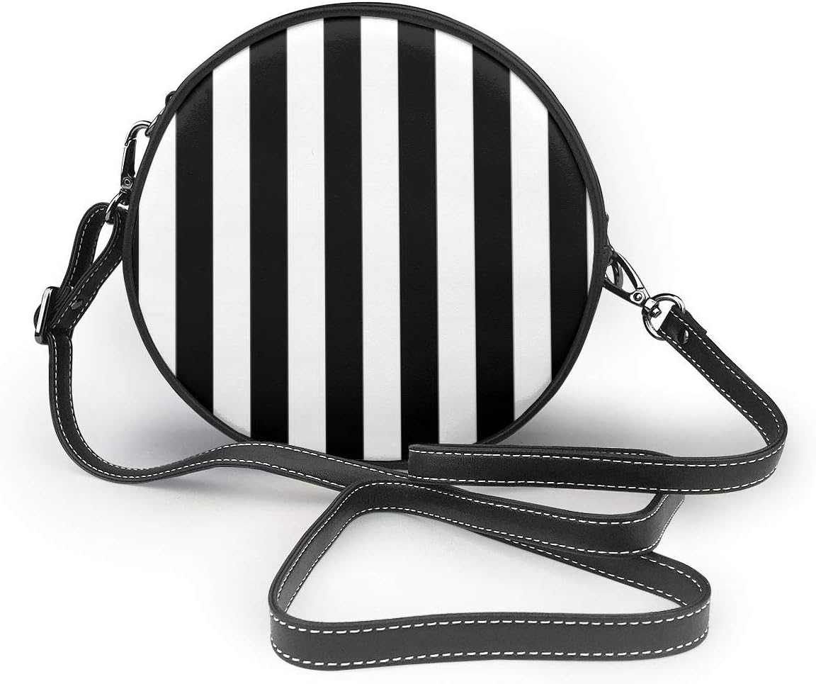 black round crossbody bag