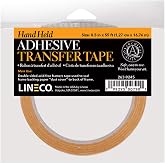 Lineco Reverse Wound Acid-Free 2 mil Adhesive Transfer Tape | Double Sided, Hand Held ATG Tape, Used in Picture Framing, Mounting of Materials Such as Paper, Wood, Plastics, and Metals