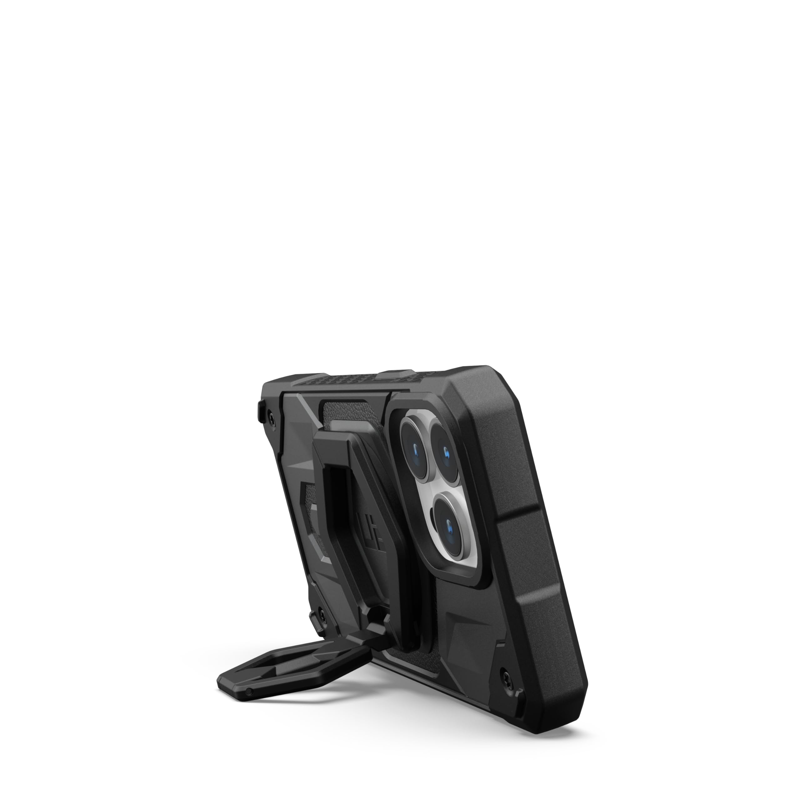 URBAN ARMOR GEAR UAG Magnetic Phone Ring Stand Compatible with MagSafe Magnet, Removable Metal Finger Ring Grip & 360 Rotation Adjustable Kickstand for iPhone 17, Galaxy S25, Black/Black