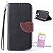 LG Optimus L90 Case , Leathlux Leaf Magnetic Style PU Leather Flip Case Cover For LG Optimus L90 / D415 / D405 Black