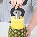 Pineapple Corer Slicer Peeler (Stainless-Steel) - 3 in 1 tool - by Utopia Kitchen