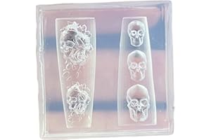 Flexible Silicone Nails Mold for Emboss Charm Pattern Professional Manicure Casting Tool Easy Cleaning Nails Accessories Mold