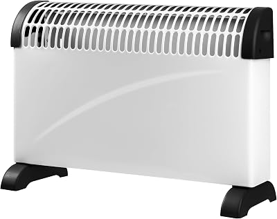 Daewoo Convector Heater 2000W White Thermostat Free Standing