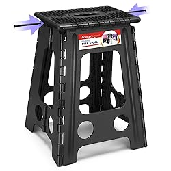 ACSTEP 17.5 Inch Folding Step Stool for Adults and