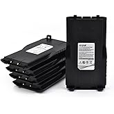 elxjar (5-Pack) 3.7V 1000mAh Li-ion Battery Replacement for Retevis RT7 Walkie Talkie