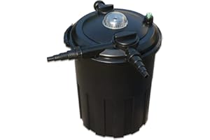 HALF OFF PONDS Bio Pro 4000 Pressure Filter with Built-in 24-Watt Clarifier for Ponds to 4,000 Gallons - BPF4000