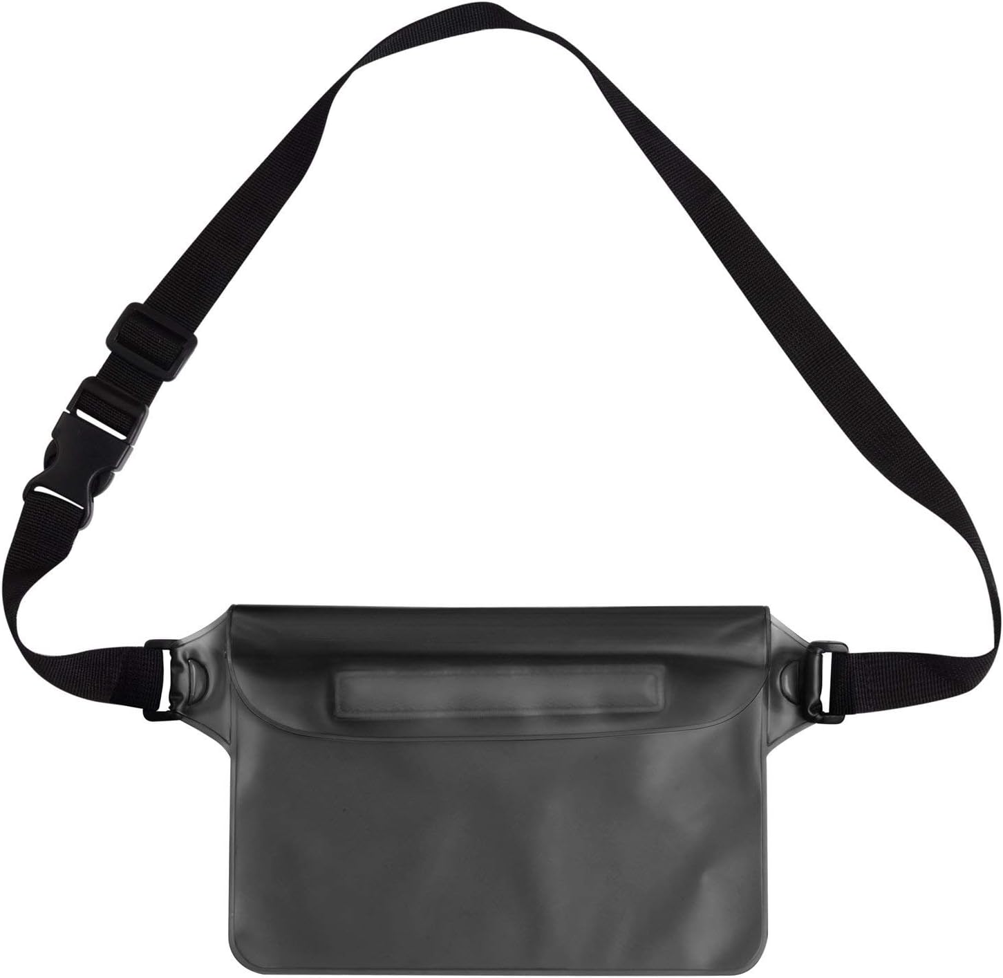 Safeseed Waterproof Pouch with Waist Strap for Outdoor Sports (Black)