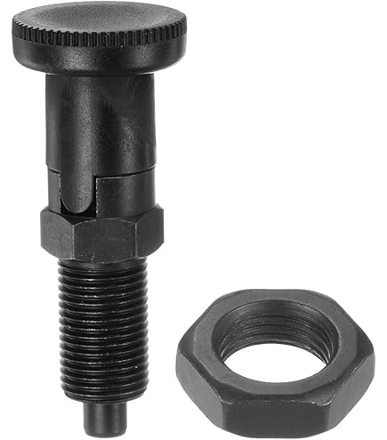 Uxcell 2pcs Spring Plunger M16x1.5 Thread Size Pin Dia.3mm Knurled - View #6