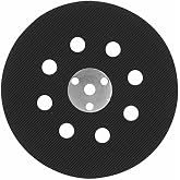 Bosch RS032 8-Hole Hook &amp; Loop Hard Backing Pad | Dust Collection Ready | Secure Disc Attachment | Durable Construction | Precision Fitment | Smooth Finishing Results