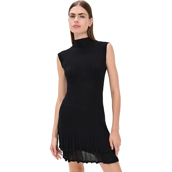 Aje Women's Ondine Knit Mini Dress, Black, XXS at Amazon Women's Clothing  store