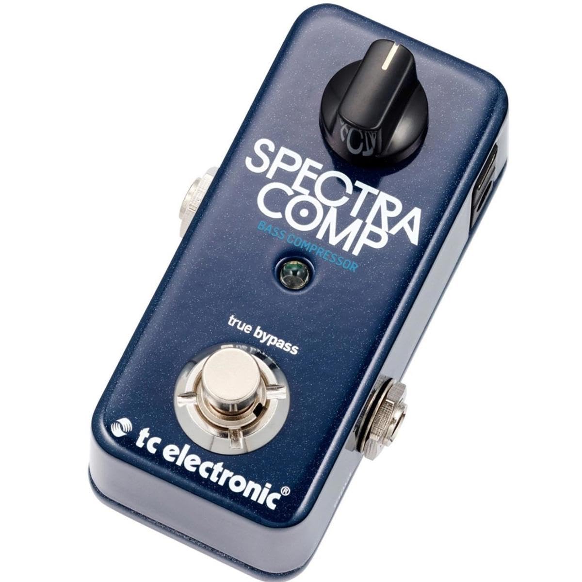 TC Electronic SPECTRACOMP BASS COMPRESSOR Ultra-Compact Multiband Compression Pedal for Bass with Built-In TonePrint Technology, Compatible with PC and Mac