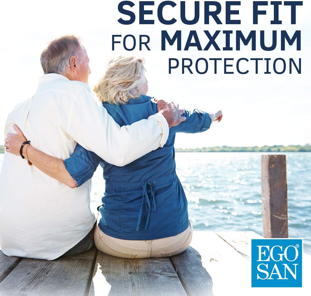 EGOSAN Maxi Incontinence Disposable Adult Diaper Brief Maximum Absorbency and Adjustable Tabs for Men and Women (Small Case, 120-Count): Health & Personal Care