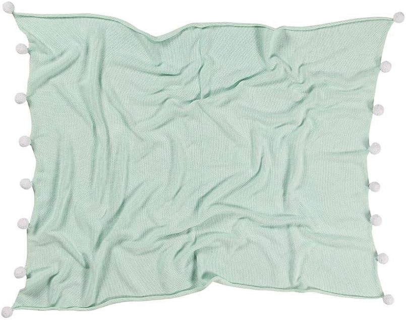 Lorena Canals Baby Bubbly Mint Cotton Blanket