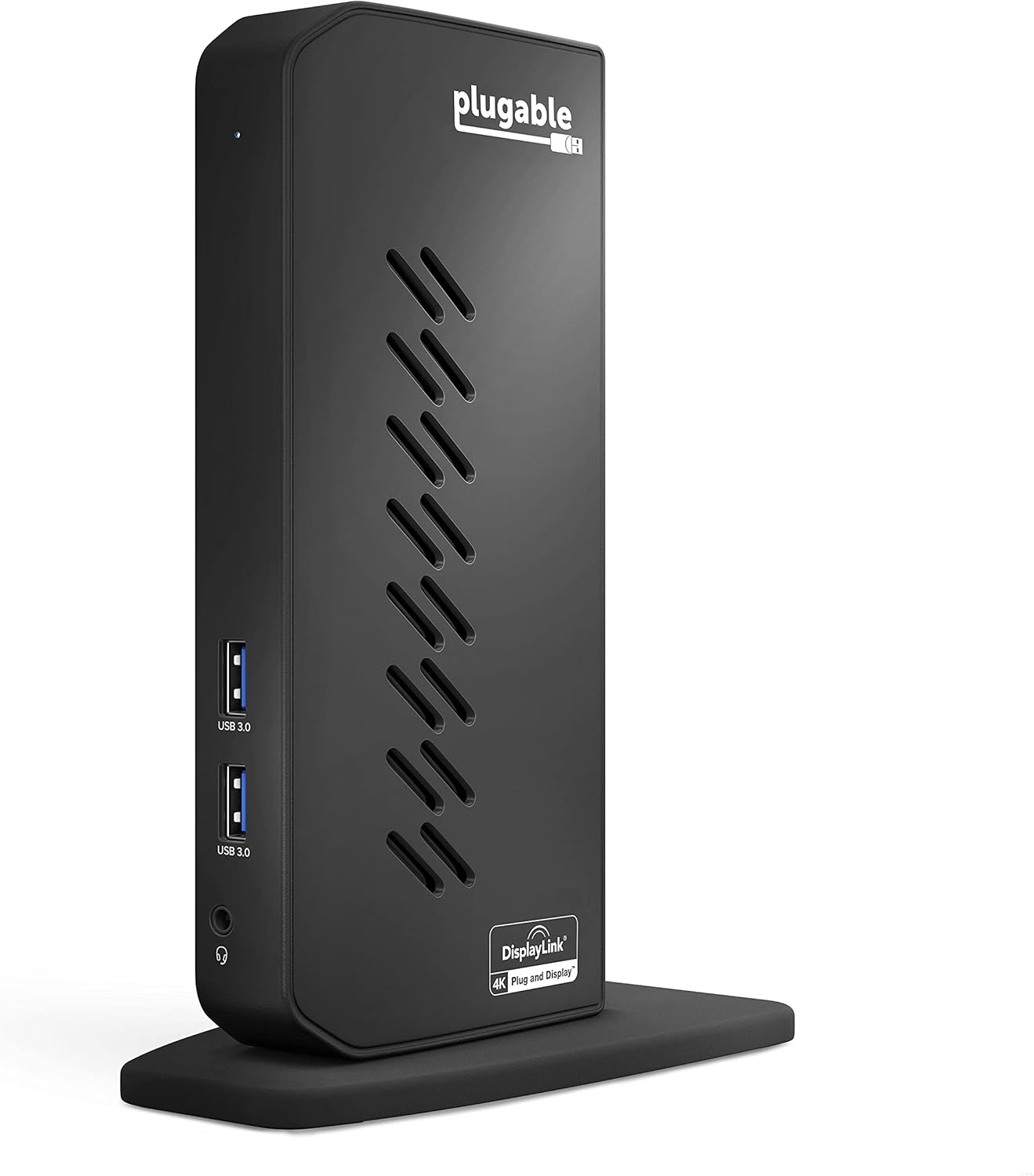 Plugable USB 3.0 and USB-C Dual 4K Display Docking Station with DisplayPort and HDMI for Windows and Mac (Dual 4K DisplayPort & HDMI, Gigabit Ethernet, Audio, 6 USB Ports) Vertical: Electronics
