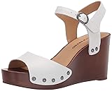 Lucky Brand Women's Zashti Wedge Sandal, Angora, 8