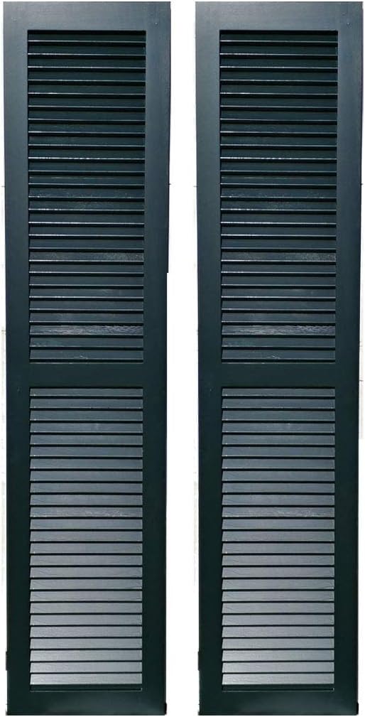 Vixen Hill Cedar 50/50 Split Louvered Shutters