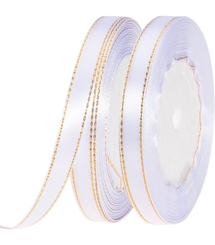 Cddgl 4 Rollo Liston Satinado Rollo De Liston Satinado Cinta De Pelo De Seda De Poliéster De Una Sola Cara, Cinta De Tela Para Ramos, Cinta De Cuerda Para Envolver Regalos, Boda