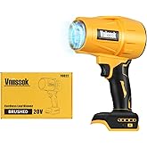 Electric Cordless Leaf Blower Dust Blower for DEWALT 20V Battery, High-Speed Motor Handheld Jet Fan Air Blower for Patio Cleaning, Lawn Care, Blowing Leaves and Dust Battery not Included