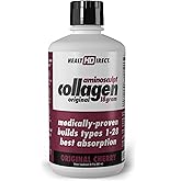 HEALTH DIRECT – AminoSculpt Liquid Collagen – 30 Fl Oz – 18 Grams of Premium Medical-Grade Collagen Liquid for Women – Stevia Free – Original Cherry