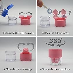 Vastsoon Contact Lens Case with Cleaner