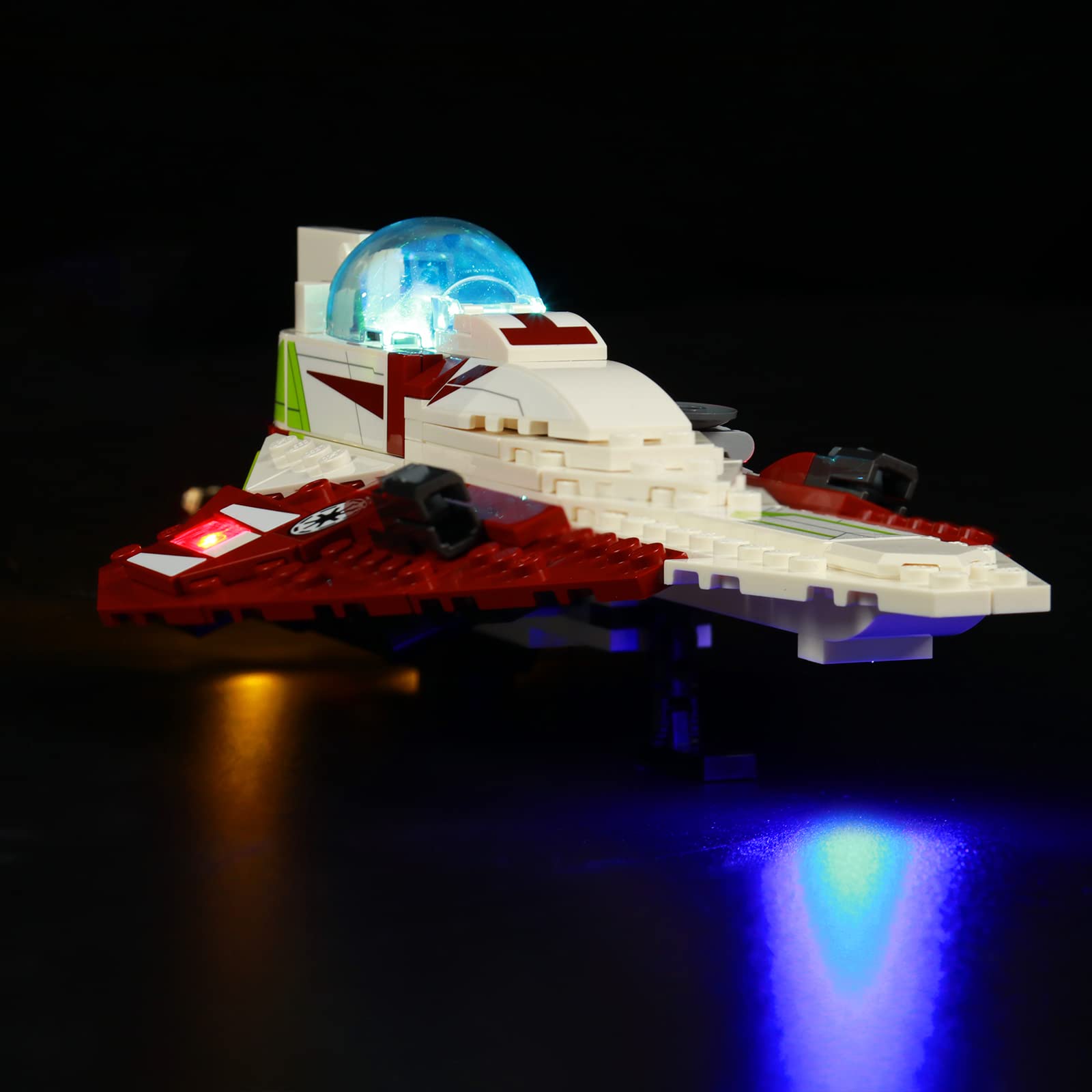 Led Light Set for Lego OBI Wan Kenobi, Led Light Kit for Lego 75333 OBI-Wan Kenobi’s Jedi Starfighter - Not Include Models, Just Light Set — image 1