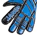 Valorsports Youth&Adult Goalie Goalkeeper Gloves,Strong Grip for The Toughest Saves, with Finger Spines to Give Splendid Protection to Prevent Injuries (BlackBlue, 6)