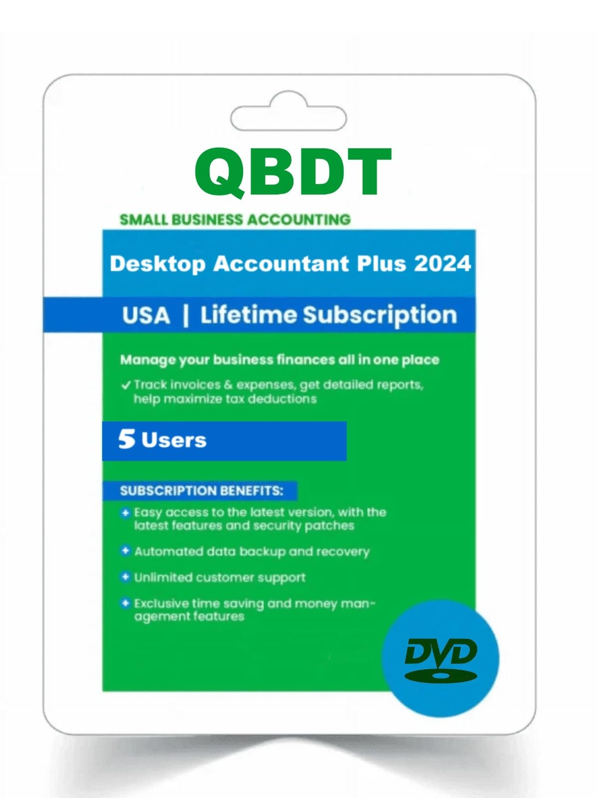 Photo 1 of QB Accountant Edition Plus 2024 | 5 Users | Physical DVD | LIFETIME Version | 100% Money Back Guarantee