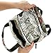 Nicole Miller of New York Insulated Lunch Cooler Bag - 11 Lunch Tote (Paisley Cream)
