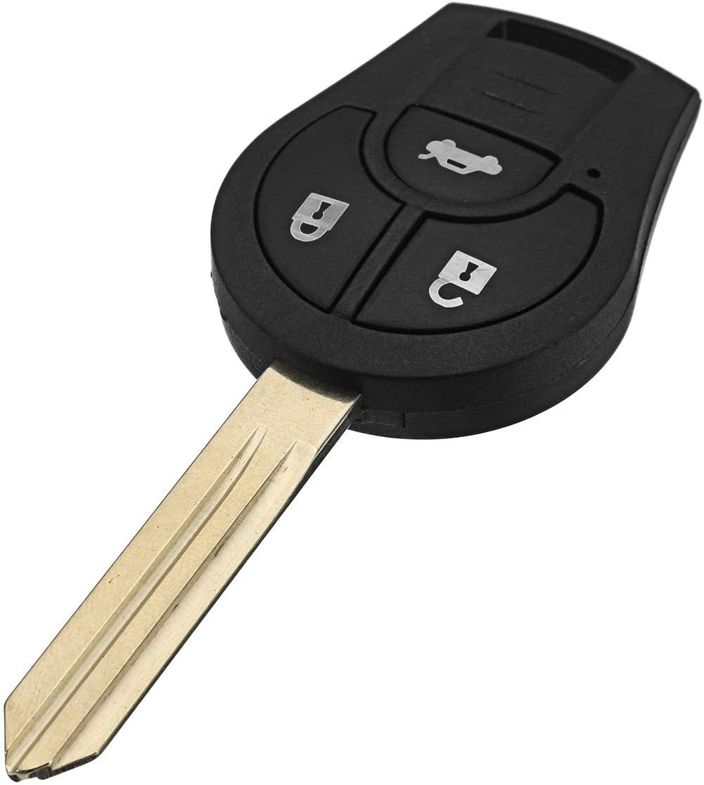 AutoE CWTWB1U761 Car Remote Control Key Suit Replacement 433MHz ID46 Chip for NISSAN Sylphy/Tiida/Sunny/March CWTWB1U761