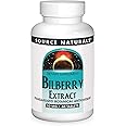 Source Naturals Bilberry Extract 50 mg Standardized Botanical Antioxidant - 60 Tablets