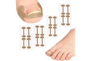 Ingrown Toenails Correction Patch,Physical Straightening Elastic Cotton Glue Patch Toenail Pedicure Tool, Curved Toenails Bra