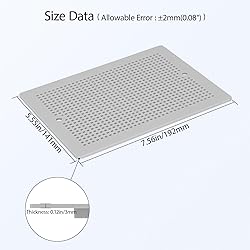 LeMotech 2pc Junction Box Mounting Plate ABS