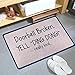 Pinji Funny Doormat Non-Slip Rubber Entrance Mat Floor Mat Rug Indoor/Outdoor/Front Door/Bathroom Mats Personalized Really Loud 23.6(L) x 15.7(W) inch